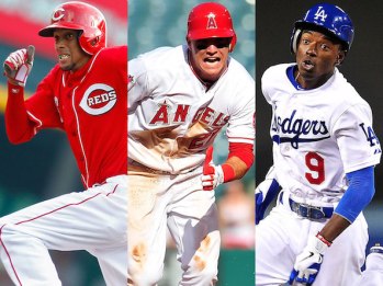 Billy Hamilton, Mike Trout, Dee Gordon